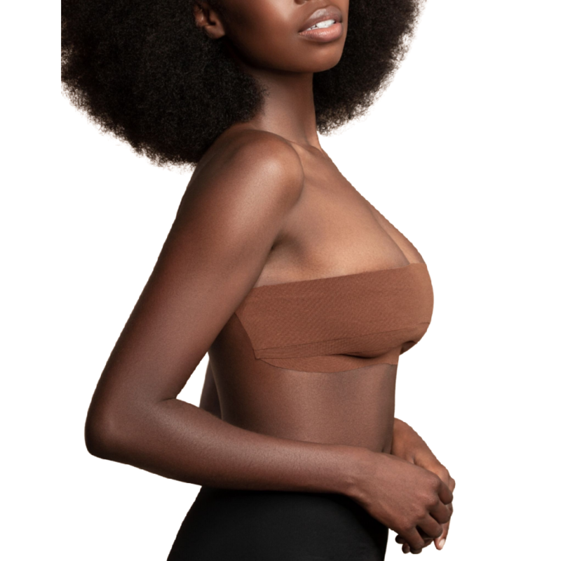 BYE-BRA - CINTA CORPORAL 5 MX 6,5 CM + 3 PARES CUBREPEZONES MARRÓN