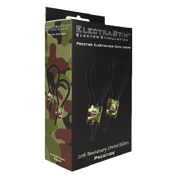 ELECTRASTIM - PRESTIGE ELECTRALOOPS ANILLOS AJUSTABLES PARA EL PENE CAMUFLAJE