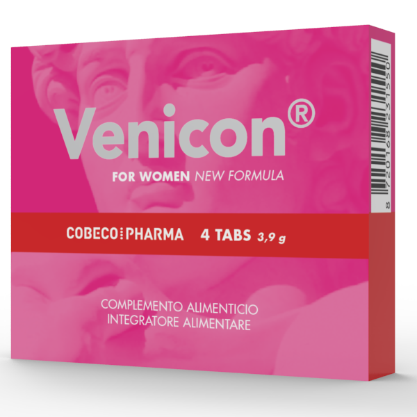 COBECO - VENICON SUPLEMENTO PARA LA LIBIDO FEMENINA 4 CÁPSULAS