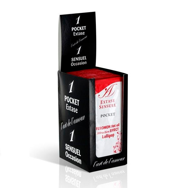 EXTASE SENSUAL - ACEITE DE MASAJE CON FEROMONAS EFECTO CALOR PIRATA 10 ML