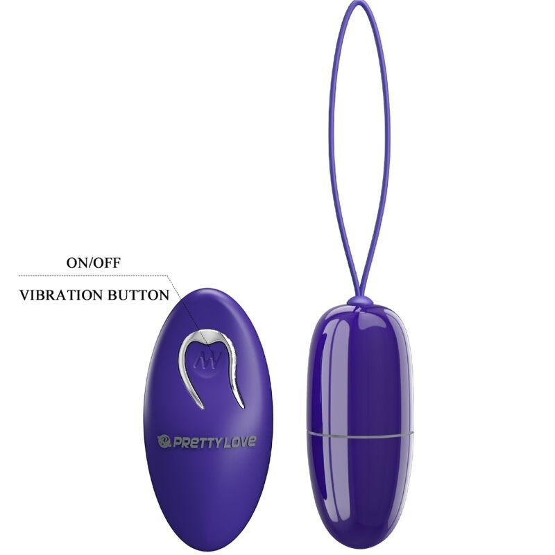 PRETTY LOVE - SELKIE YOUTH MINI HUEVO VIBRADOR VIOLETA CONTROL REMOTO