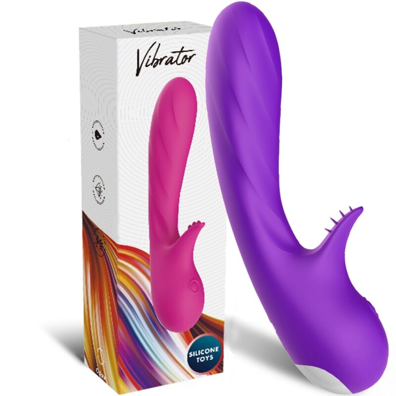 ARMONY - VIBRADOR ROMANCE CON ESTIMULADOR MORADO
