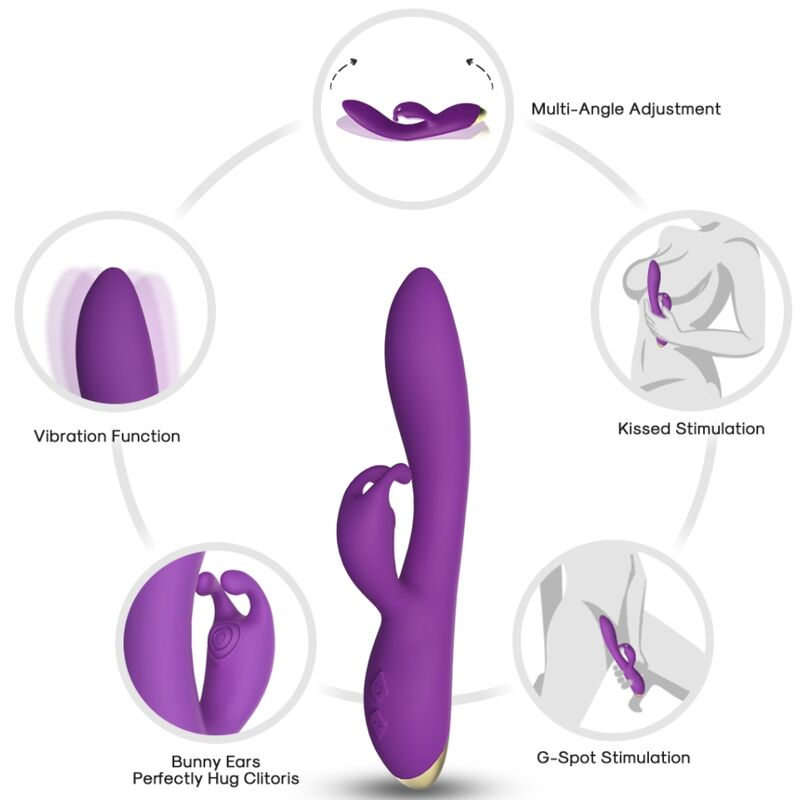 ARMONY - VIBRADOR BONNIE CONEJO MORADO