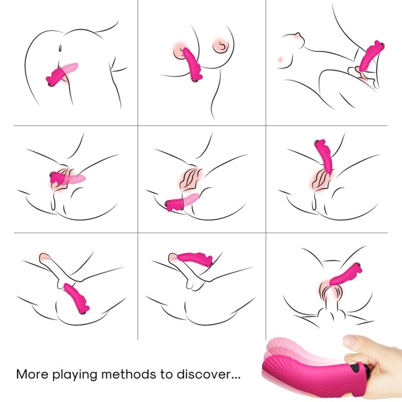 ARMONY - DEDO VIBRADOR AURORA FUCSIA