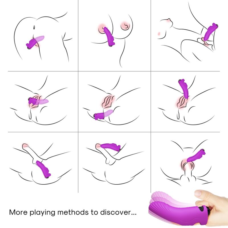 ARMONY - DEDO VIBRADOR AURORA MORADO