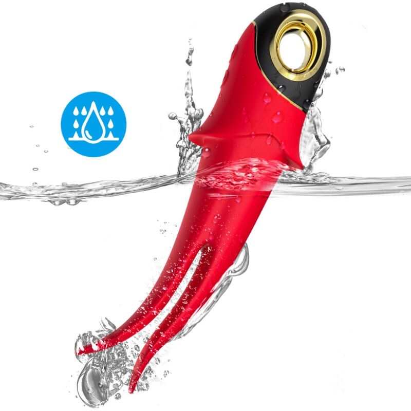 ARMONY - SHADOW VIBRADOR DOBLE CABEZAL ROJO PROVOCADOR