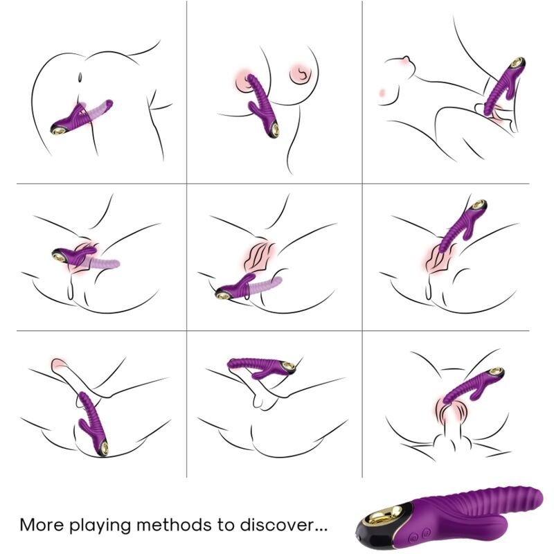 ARMONY - VIBRADOR ETERNITY SILICONA MORADO