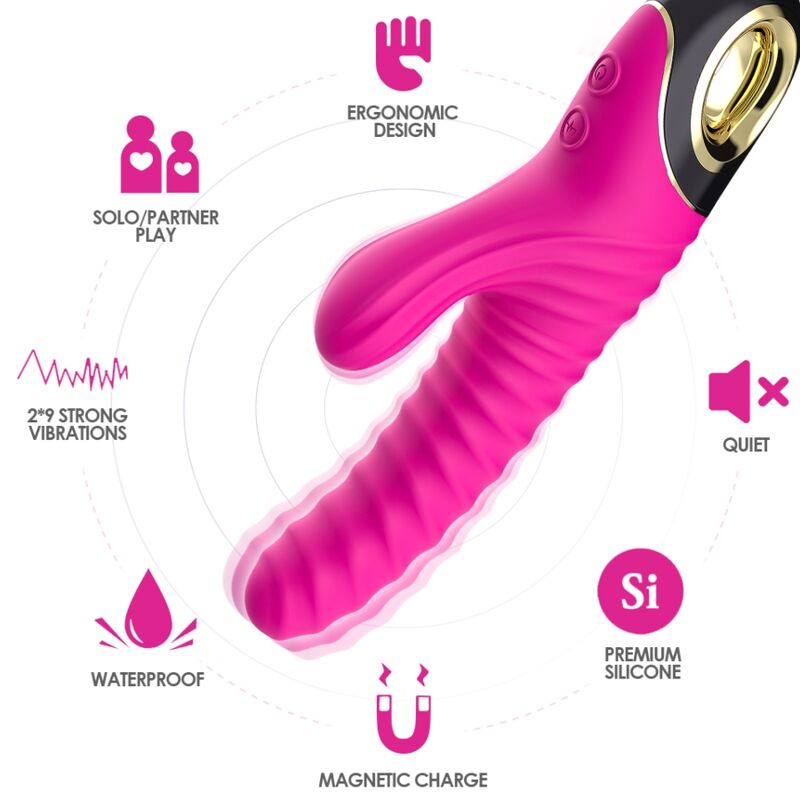 ARMONY - VIBRADOR ETERNITY SILICONA FUCSIA