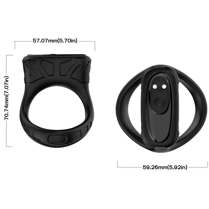 ARMONY - ANILLO VIBRADOR MULTIPOSICIÓN NEGRO