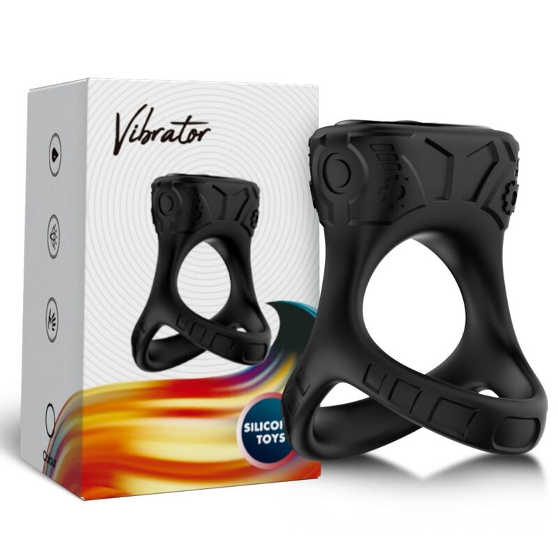 ARMONY - ANILLO VIBRADOR MULTIPOSICIÓN NEGRO
