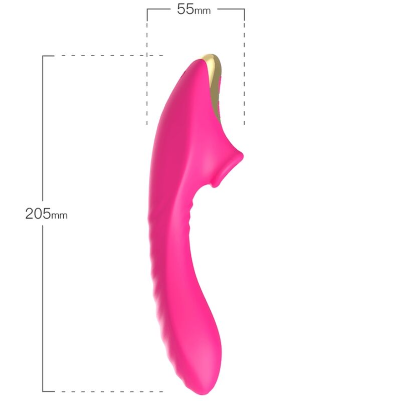 ARMONÍA - DUDU LAMIENDO CLITORIS VIBRADOR FUCSIA