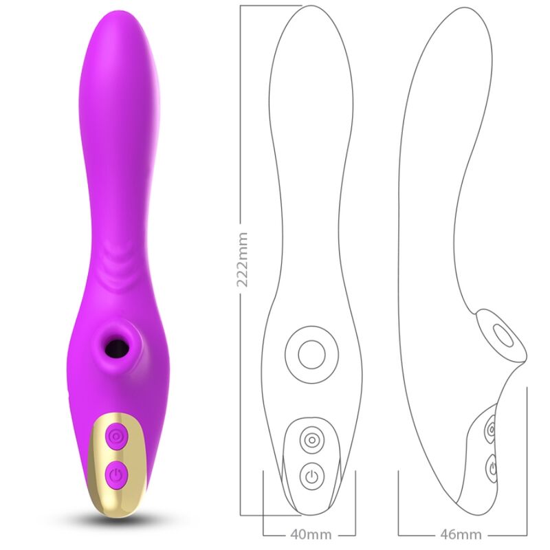 ARMONY - DUDU LAMIENDO CLÍTORIS VIBRADOR MORADO