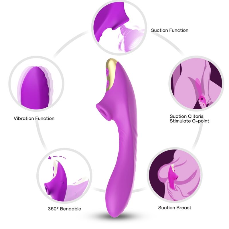 ARMONY - DUDU LAMIENDO CLÍTORIS VIBRADOR MORADO