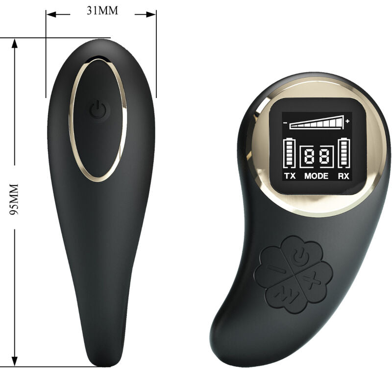 PRETTY LOVE - VIBRADOR DE DOBLE PLACER NATHAN CONTROL REMOTO