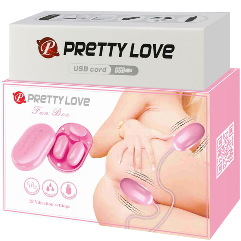 PRETTY LOVE - CAJA DE DIVERSIÓN BALA VIBRADORA ROSA