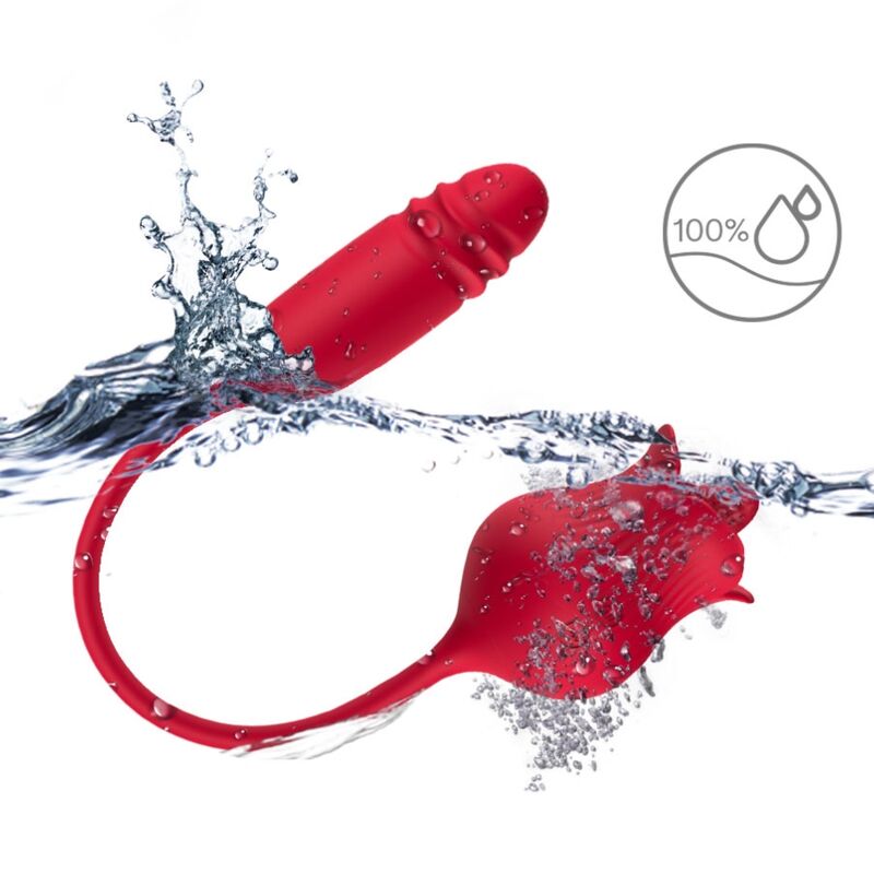 ARMONY - ROSELIP LIMKING VIBRADOR DE CLÍTORIS Y VIBRADOR ROJO