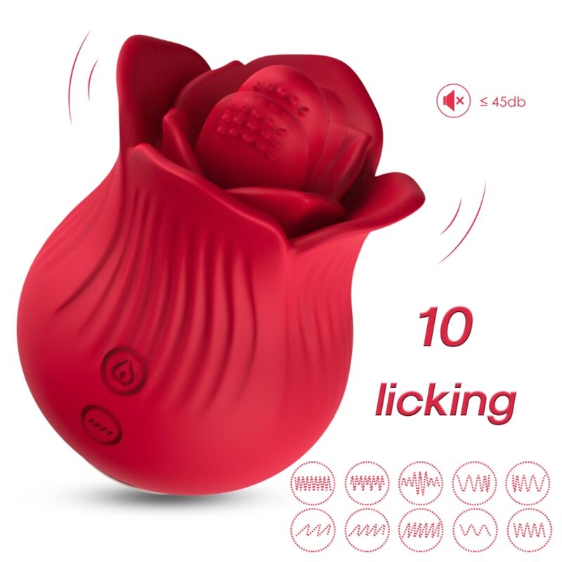 ARMONY - VIBRADOR Y ESTIMULADOR ROSE ROJO