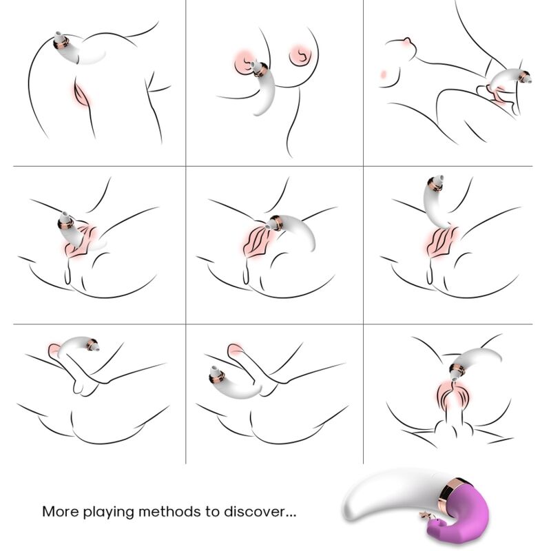 ARMONY - SWEETMOON LIMKING VIBRADOR DE CLÍTORIS Y PUNTO G ROSA