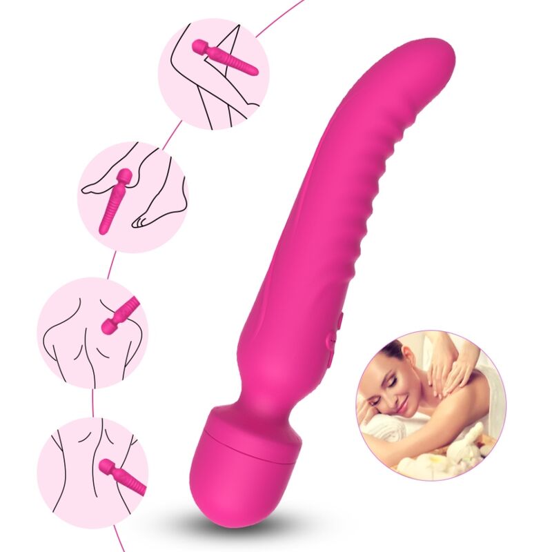 ARMONY - MASAJEADOR Y VIBRADOR MISSION EFECTO CALOR FUCSIA