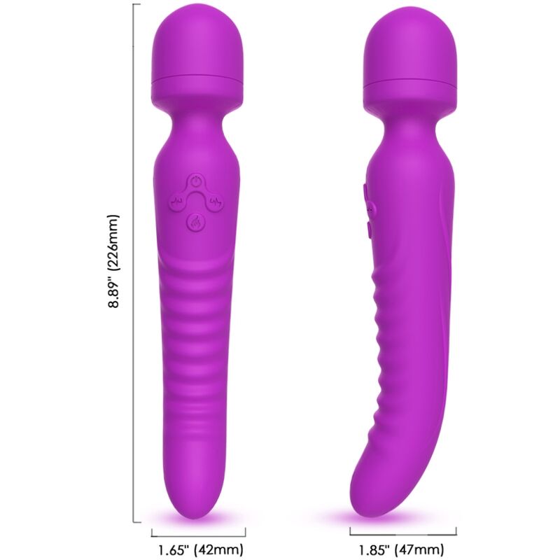 ARMONY - MASAJEADOR Y VIBRADOR MISSION EFECTO CALOR MORADO