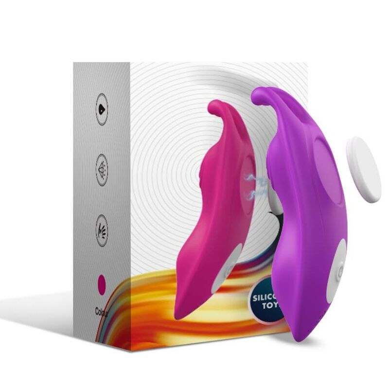 ARMONY - HONEYBEE BRAGUITAS VIBRADORAS CON CONTROL REMOTO PUNTO G MORADO
