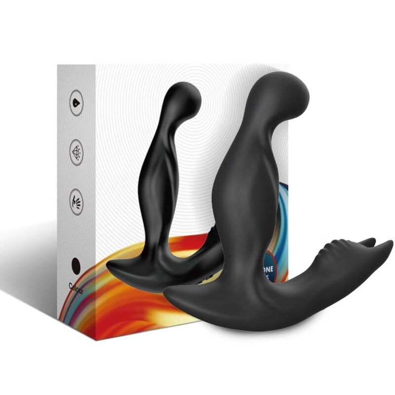 ARMONY - BAT KING VIBRADOR ANAL DE PRÓSTATA ROTADOR CONTROL REMOTO NEGRO