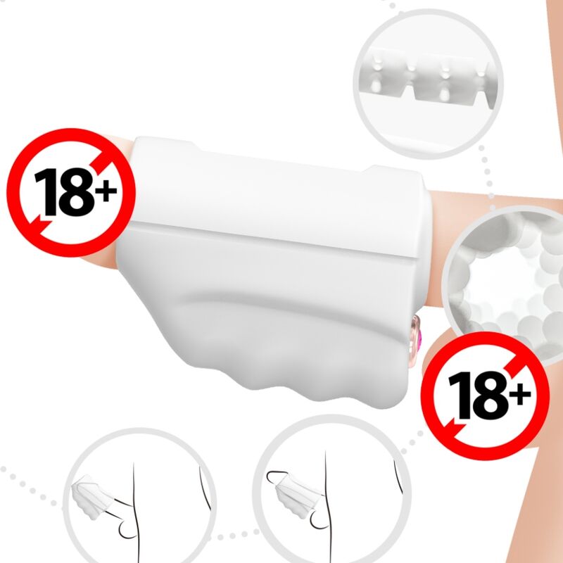 ARMONY - MAESTRO MASTURBADOR Y VIBRADOR BLANCO