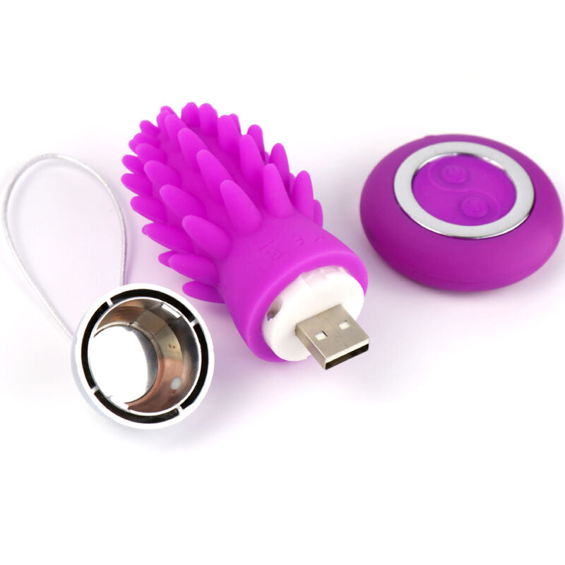 ARMONY - HUEVO VIBRADOR CACTUS PULPO VIOLETA CONTROL REMOTO