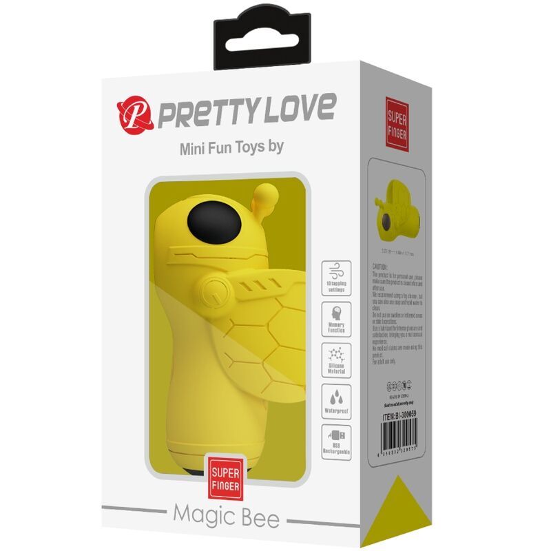 PRETTY LOVE - MINI JUGUETES DIVERTIDOS DE MAGIC BEE VIBRADOR Y SUCTOR