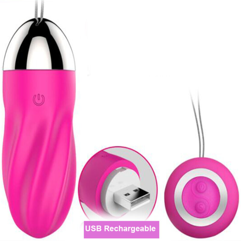 ARMONY - HUEVO VIBRADOR ESPIRAL DULCE CONTROL REMOTO ROSA