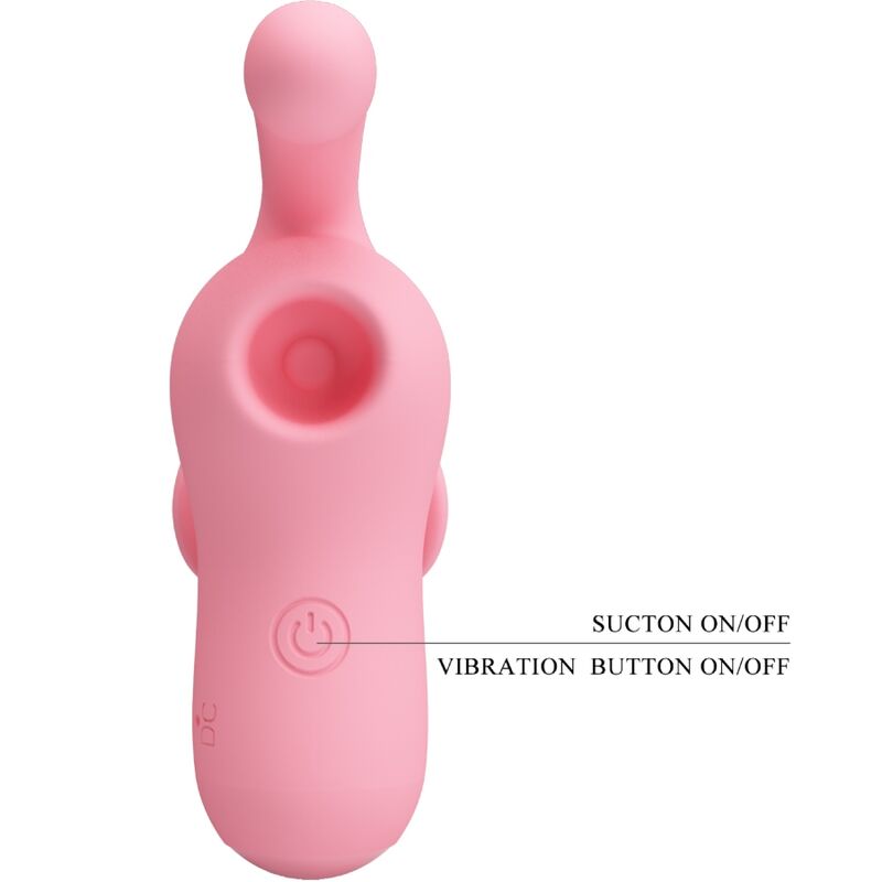 PRETTY LOVE - MINI JUGUETES DIVERTIDOS DE MAGIC FAIRY VIBRADOR Y SUCTOR