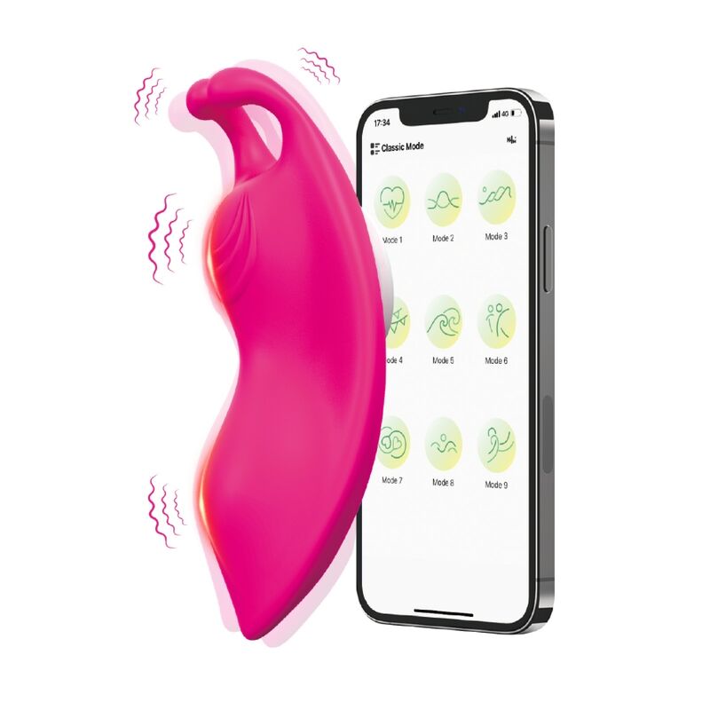 ARMONY - HONEYBEE BRAGUITAS VIBRADORAS PARA EL PUNTO G FUCSIA - APP GRATUITA