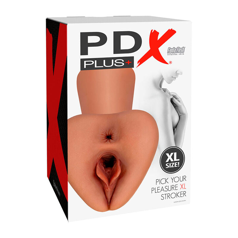 PDX PLUS - ELIGE TU PLACER XL CARICIA REALISTA MARRÓN