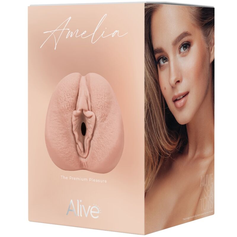 VIVO - AMELIA MASTURBADOR MASCULINO VAGINAL SUPER REALISTA CARNE