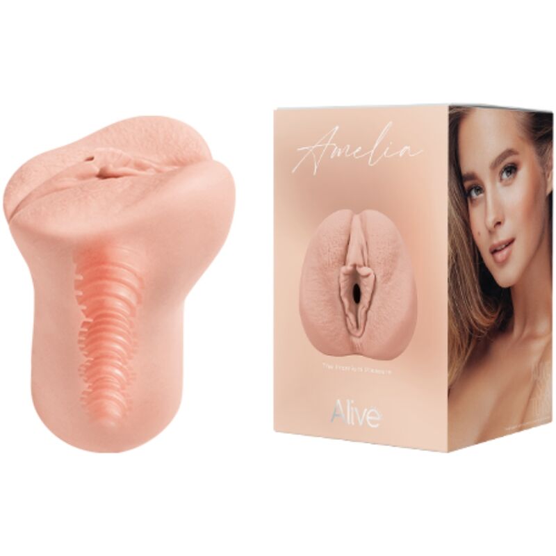VIVO - AMELIA MASTURBADOR MASCULINO VAGINAL SUPER REALISTA CARNE