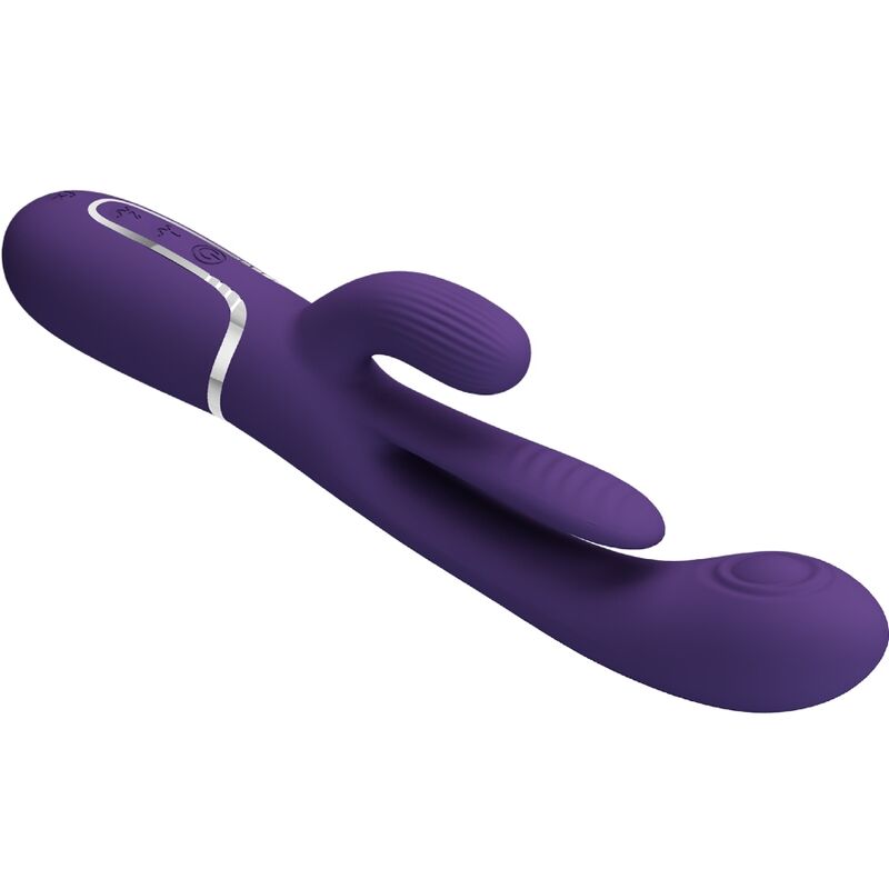 PRETTY LOVE - SHANIA TRIPLE RABBIT VIBRADOR MULTIFUNCIÓN MORADO