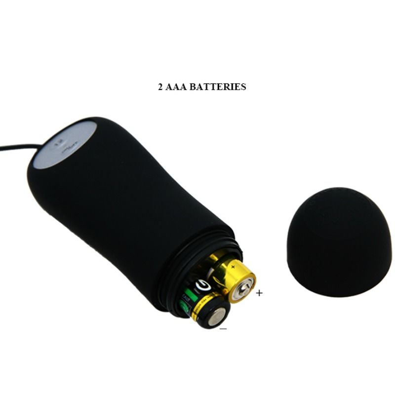 PRETTY LOVE - PLUG ANAL CON FORMA DE ANCLA DE SILICONA, 12 MODOS DE VIBRACIÓN, NEGRO