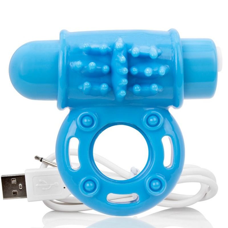 ANILLO VIBRATOWOW RECARGABLE AZUL