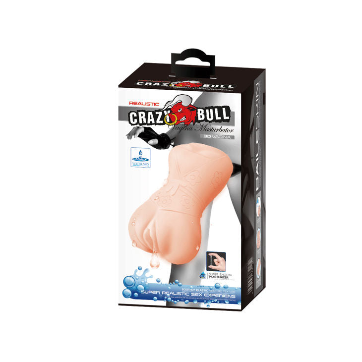 CRAZY BULL - MASTURBADOR DE PIEL DE AGUA VAGINA MODELO 4