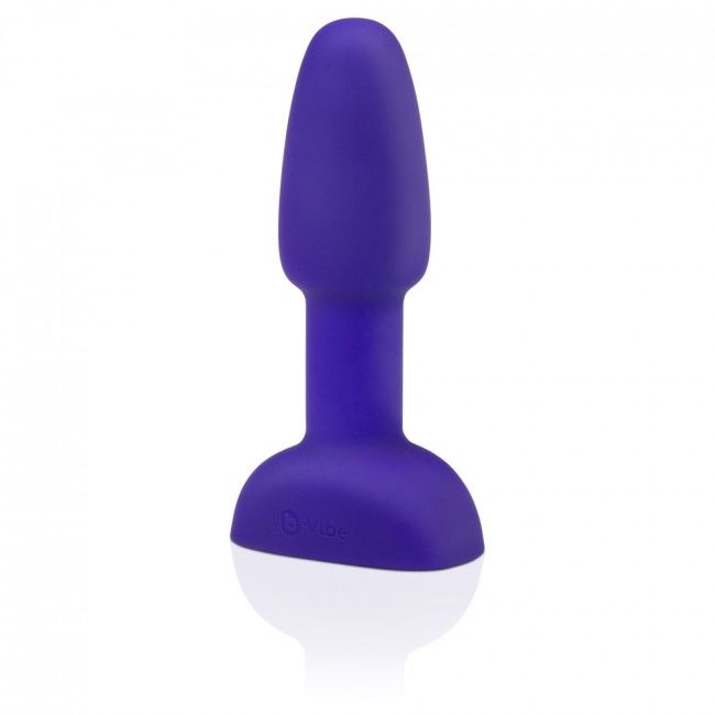 B-VIBE - PLUG ANAL DE CONTROL REMOTO RIMMING PEQUEÑO LILA