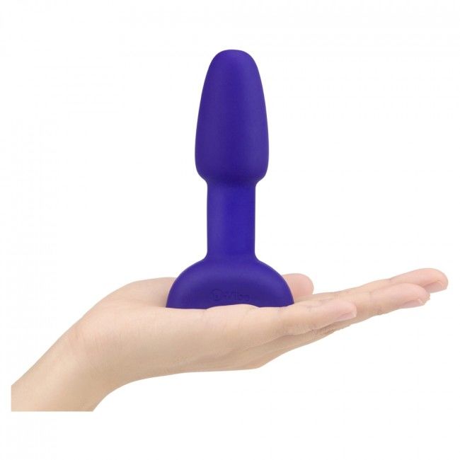 B-VIBE - PLUG ANAL DE CONTROL REMOTO RIMMING PEQUEÑO LILA