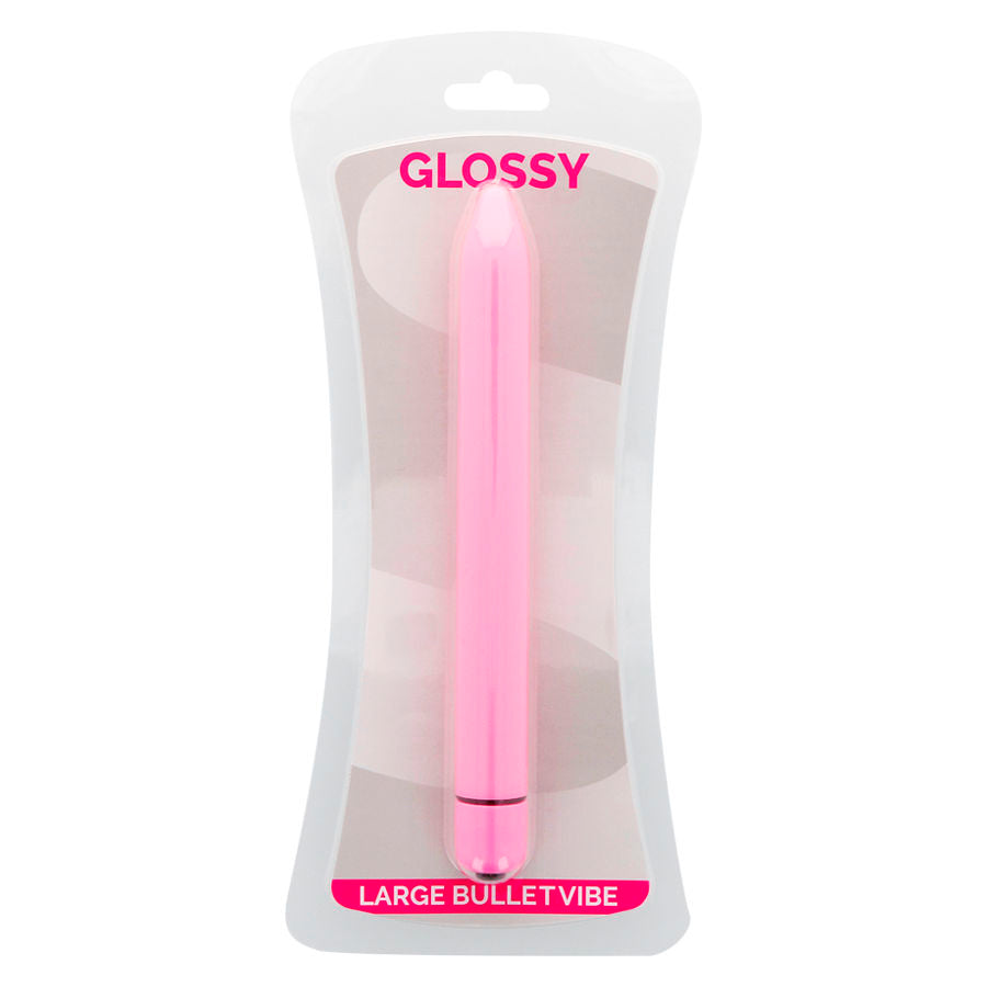GLOSSY - VIBRADOR DELGADO ROSA