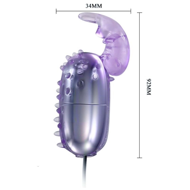 BAILE - SUPER VIBRADOR HUEVO VIBRADOR CON ESTIMULADOR