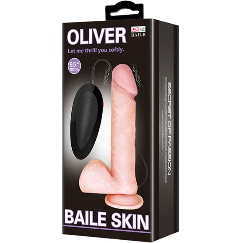 BAILE - OLIVER DILDO REALISTA CON VIBRACIÓN
