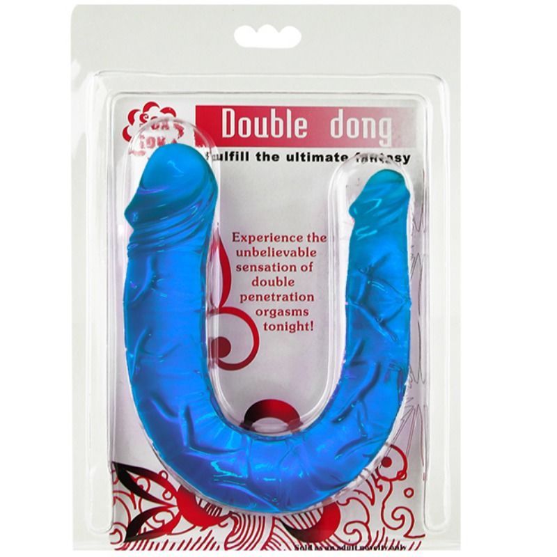 BAILE - DOLOR DOBLE DILDO AZUL