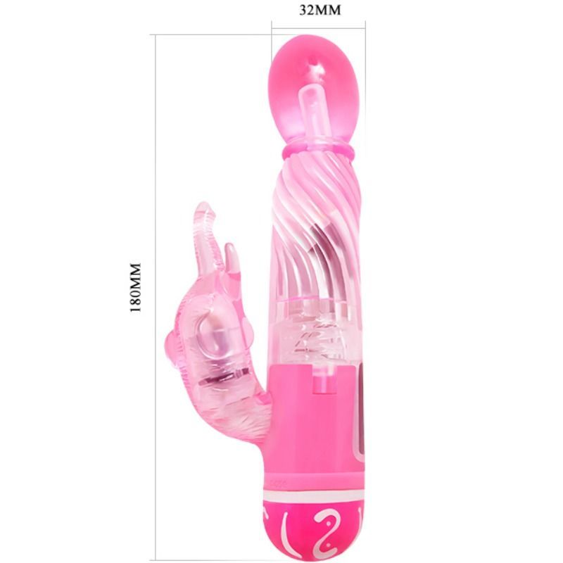 BAILE - VIBRADOR MULTIVE VELOCIDAD CON ESTIMULADOR LILA