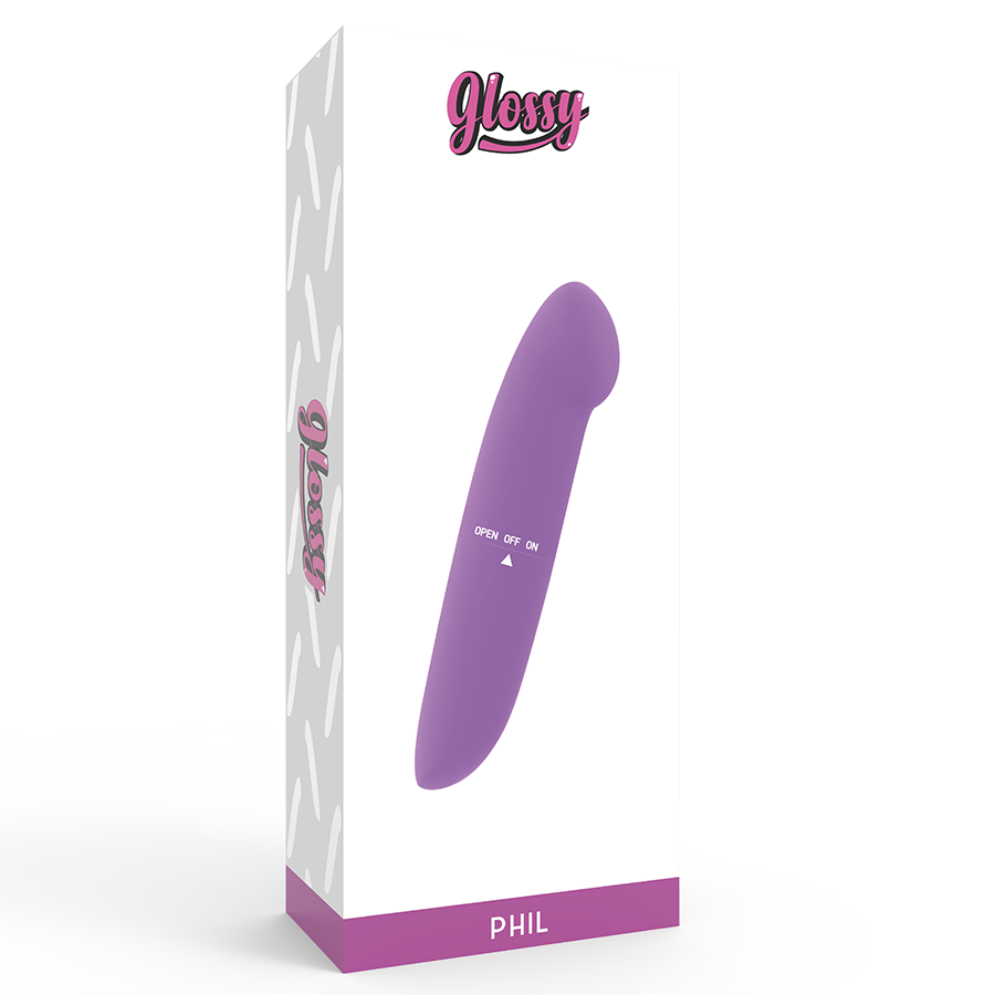 GLOSSY - PHIL VIBRADOR MORADO