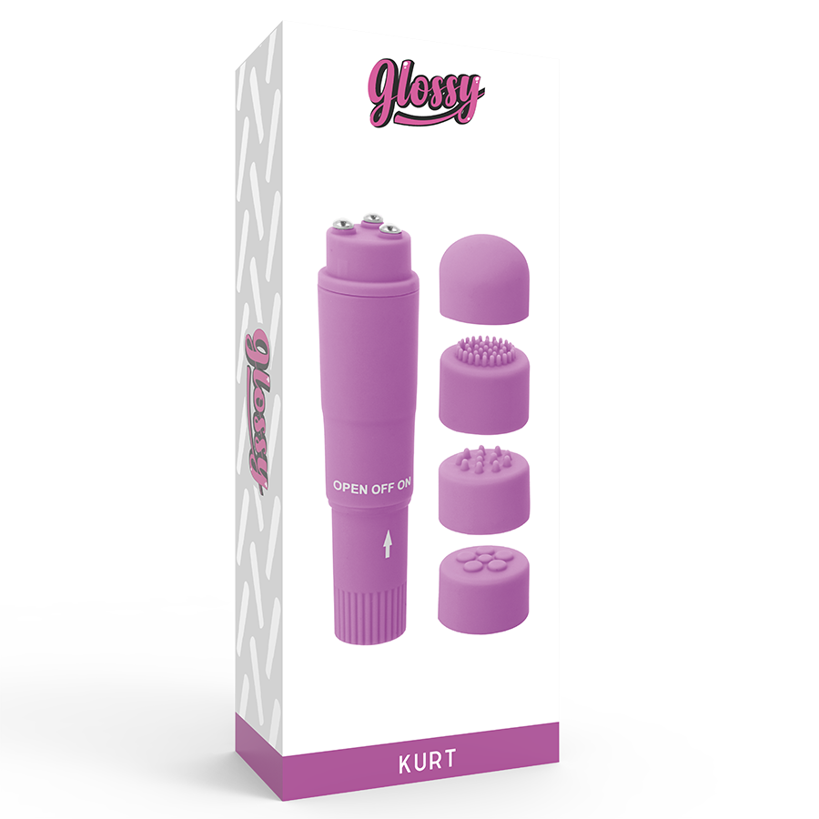 GLOSSY - MASAJEADOR DE BOLSILLO KURT MORADO