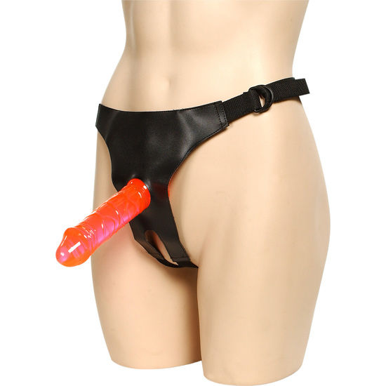 SIETE CREACIONES - ARNÉS AJUSTABLE CON 2 DILDOS
