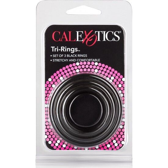 CALEXOTICS - TRI-RINGS NEGRO